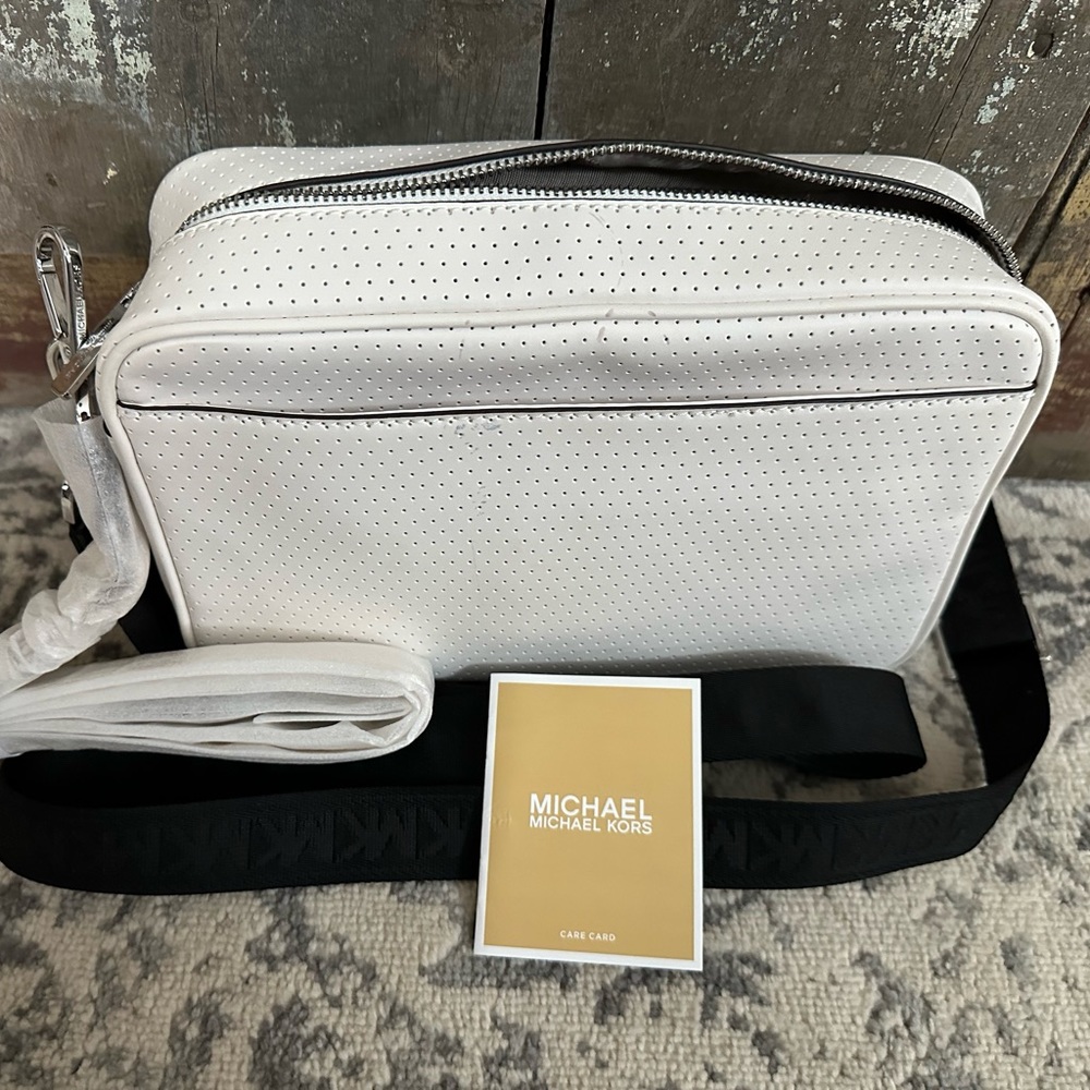 MICHAEL KORS 
Hanover Perforated Crossbody Bag - Picture 2 of 10